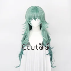 ccutoo wig Sen Takatsuki Eto 80cm Long Green Synthetic Ombre Heat Resistant Anime Cosplay Costume Wig