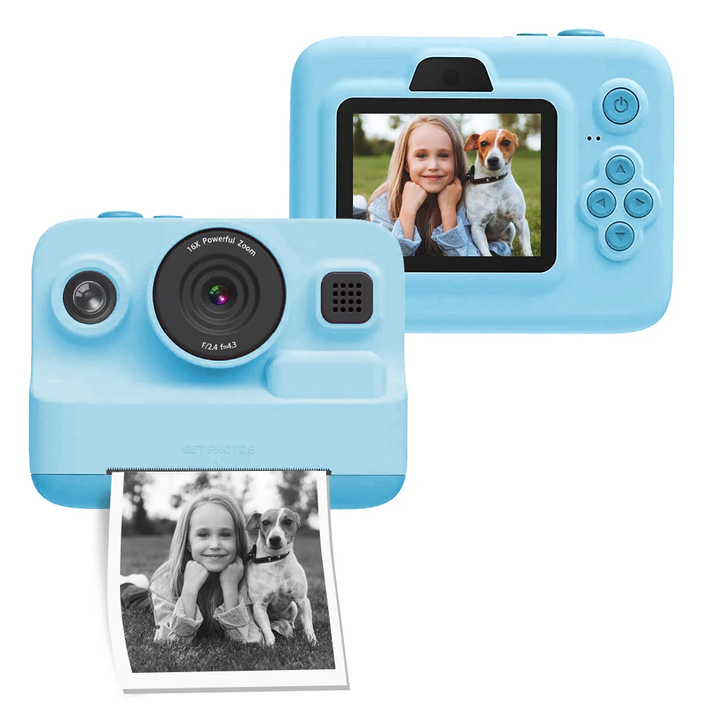 

2.4'' HD Color Screen 1080P Mini Digital Children Toy Instant Print Photo
