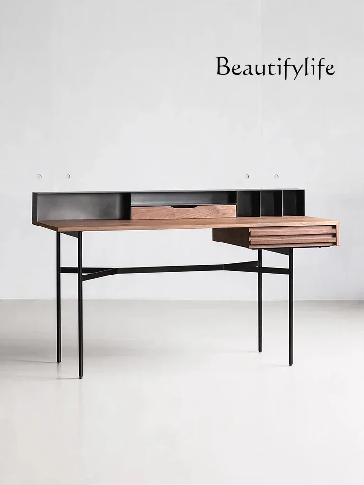 

Original Imported/Nordic Expression MORE Modern Bauhaus Minimalist/HARRI North American Black Walnut Drawer Desk