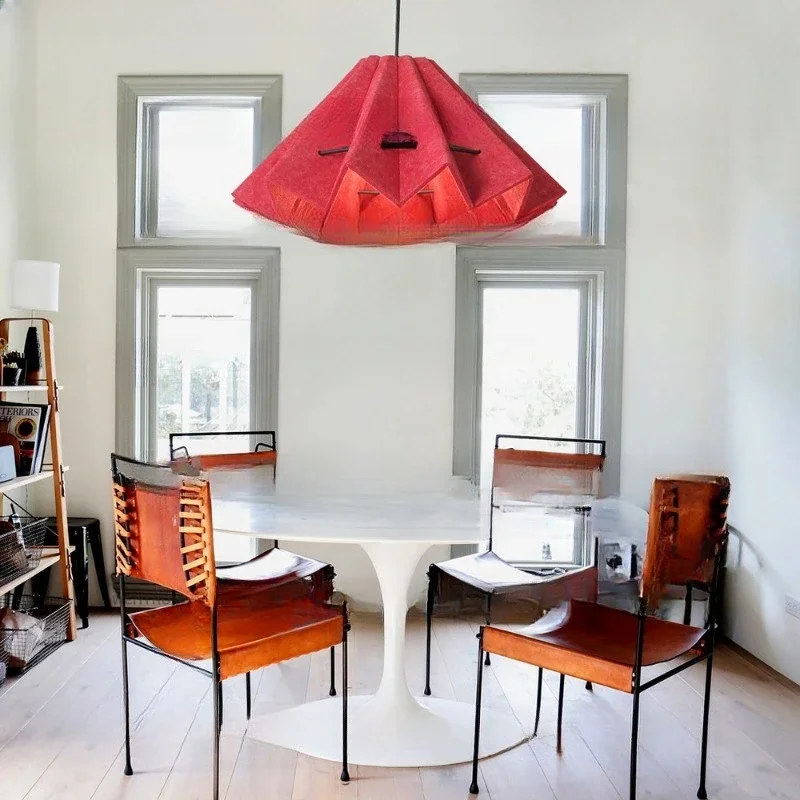 Umbrella shape, Nordic minimalist style felt sound-absorbing light, environmentally friendly material felt noise reduction