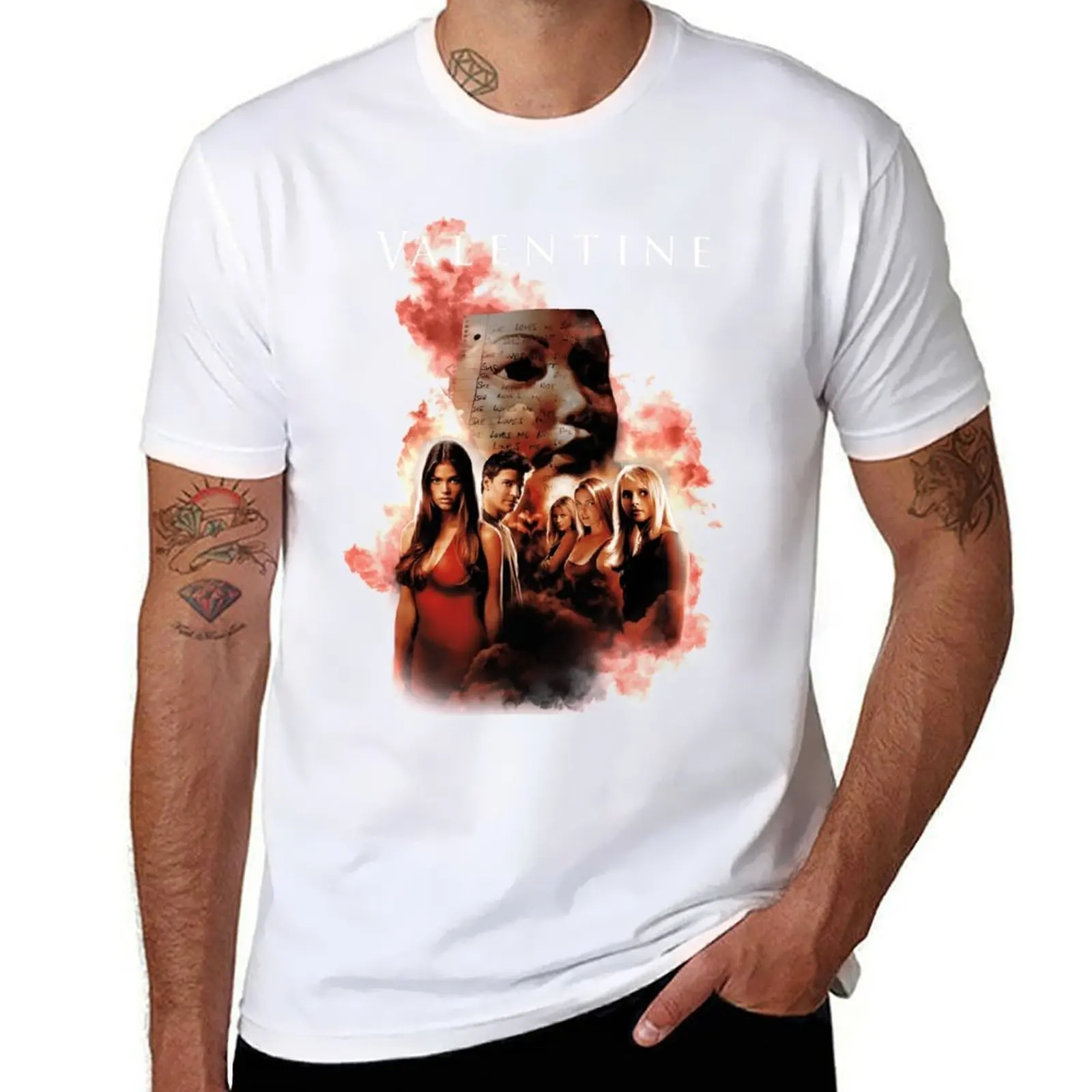 

Valentine / 2001 Horror Movie T-Shirt printed t shirts for man anime tshirt T-Shirt
