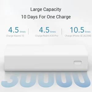 30000mah Xiaomi Power Bank 3 externe Batterie USB -Typ 18W Portatlast MI Powerbank 30000 Powerbank Original 11 Hauptverkäufe tragbar 30000 - №5