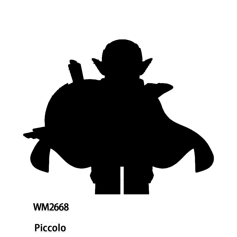 Cartoon  TV Anime Action Figures Super Saiyan Wukong, Beijita,Piccolo , Frisa, Bilus Action Building Blocks - view 4