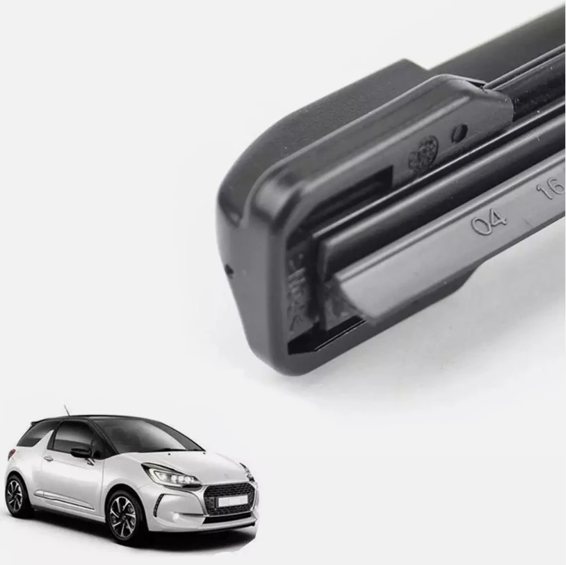 For Citroen DS3 DS 3 Hatchback 2009-2020 Car Front Windshield Wiper Blades Wiper Blades Soft Rubber Auto Front Windscreen Fit