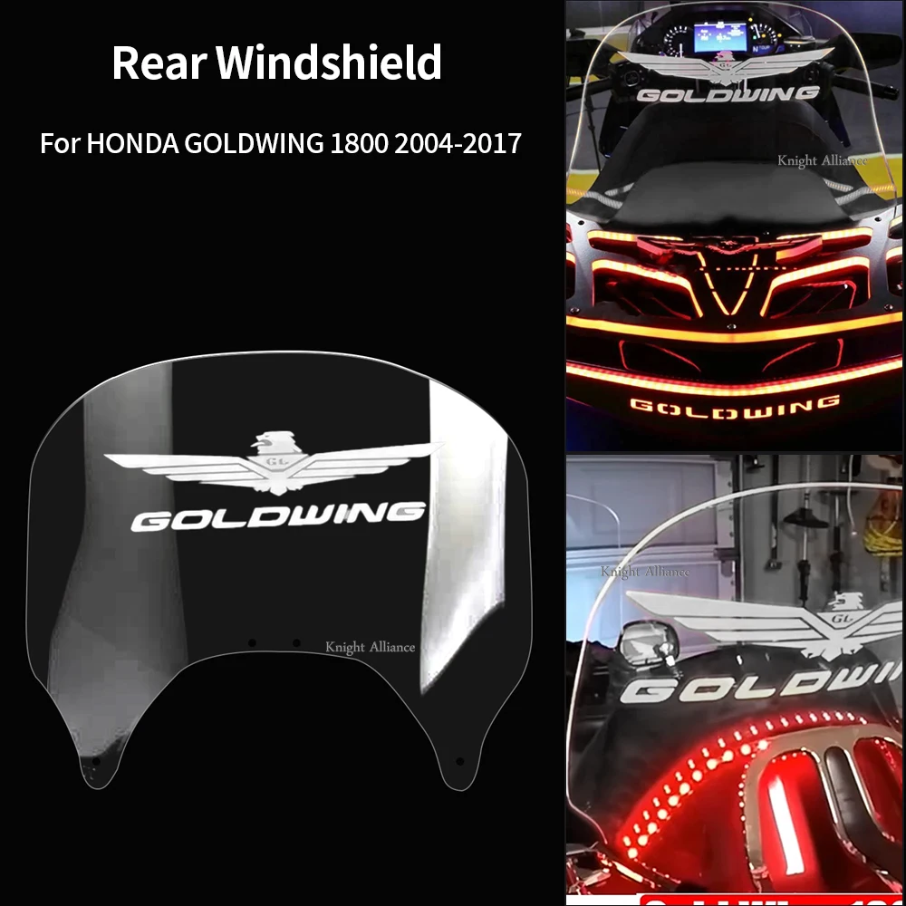 

Goldwing Accessories Rear Air Deflector Wind Deflector for Honda Goldwing 1800 Gold Wing GL1800 Rear Windscreen Windshield