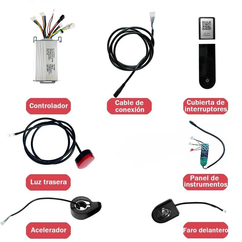 350W 36V 15A FOSTON X-Play DIGMA Scooter Controller Matherboard Bluetooth with Tuya Smart for 8.5inch Scooter Max Speed 30 Km/h