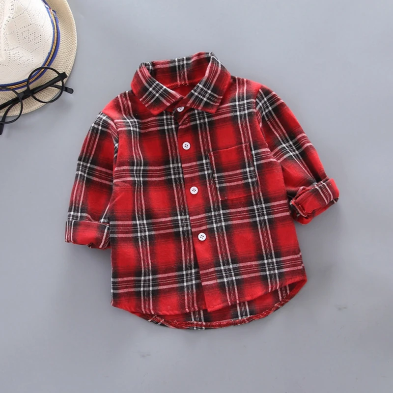 2-6Y Children\'s T-Shirts Cotton Kids Clothes Baby Boys Shirts Coat for Spring Autumn Girls Long-Sleeve Jacket Bottoming Clothing