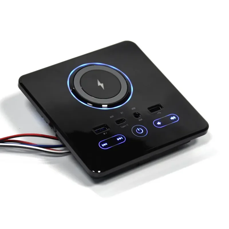 Multifunctional touchscreen sofa speaker wireless charging, Type-C charging, USB charging, furniture accessories, audio
