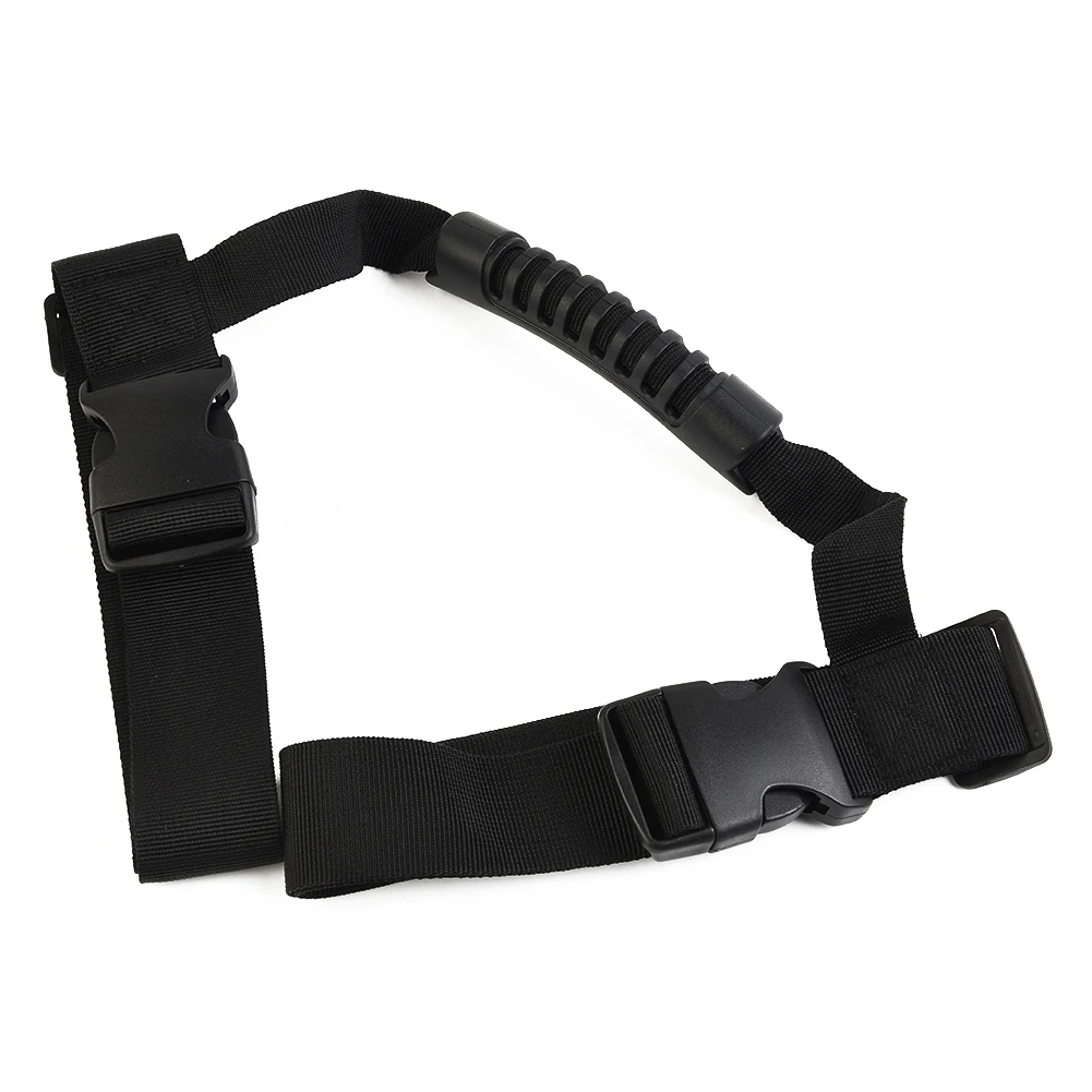 Dive Carrier Handle Strap Scuba Wear-resistance Adjustable Air Cylinder Carrier Black Bottle Holder Strap Nylon