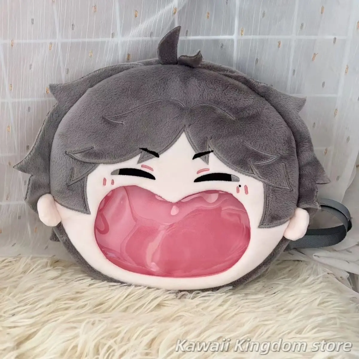 Haikyuu sugawara koushi Cosplay Kawaii Animal Transparent Itabag Zipper Backpack Messenger Bags Student Shoulder Bag