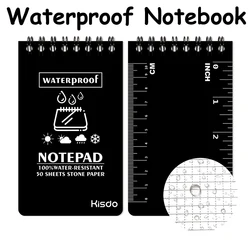 Tactical Stone Paper Waterproof Notebook Write in the Rain Pocket Spiral Notebook All-Weather Memo Pad Military Notepad Outdoors