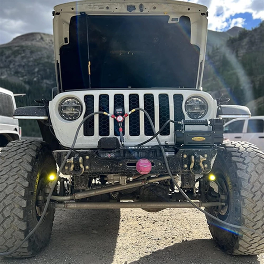 

​Manual Swaybar Disconnect 1087 Aluminum for 07-17 JK JKU Rubicon Replace Electric Swaybar Silver Easy Installation