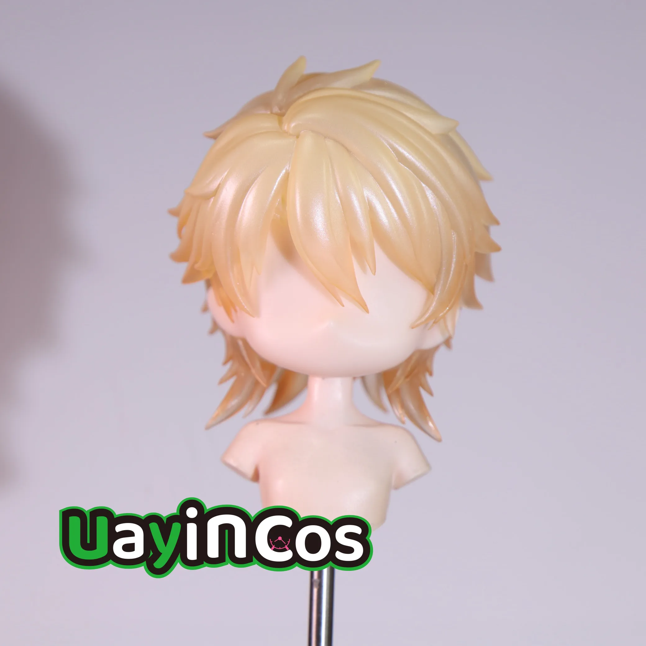 

Genshin Impact Varka Handmade ob11 ob22 GSC Hair Detachable Hair Shell Wig Faceplates BJD Doll Accessories Game Anime Toy Kids