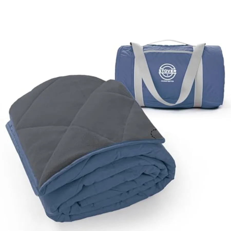

Large Waterproof Outdoor Stadium Blanket - Extra Thick Soft Fleece Camping Blanket for Travel Picnics Sports Dogs - 79"x55" War