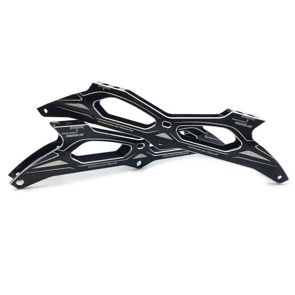 Powerslide Inline Speed Skate Frame 3*125mm or 110 mm M7 Aluminum Alloy For 3 Wheels Speed  Basins 165-195mm Distance Base