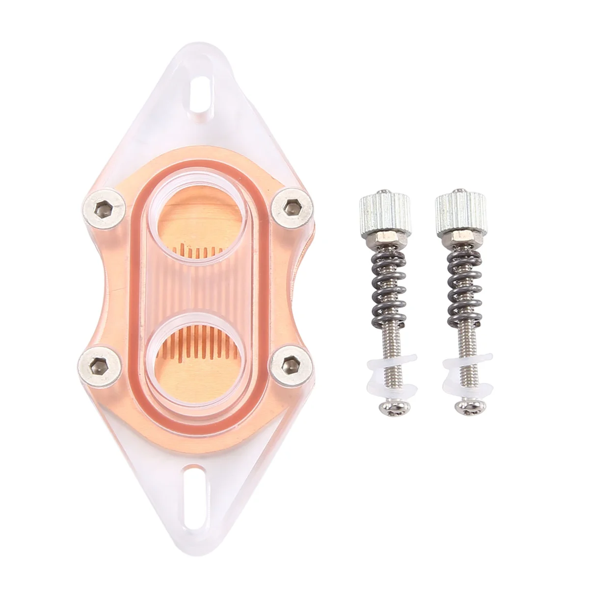 Кулер для водяного охлаждения процессора, акриловый прозрачный блок южного моста Northbridge для блока процессора компьютера