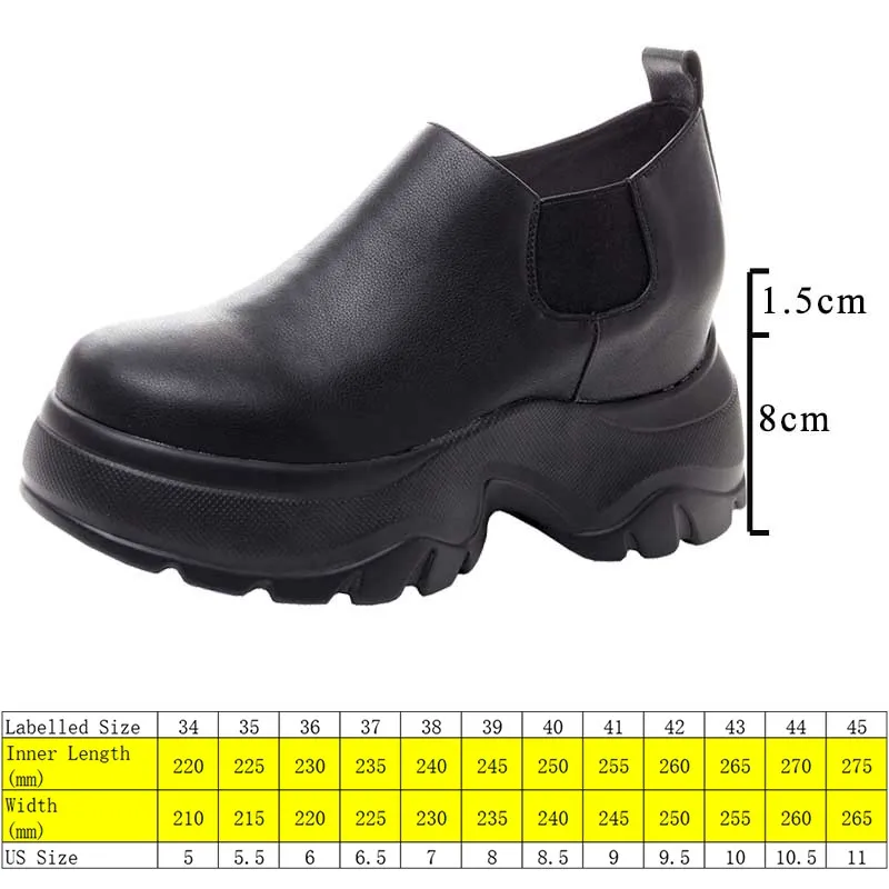 Fujin 10cm Genuine Leather Spring Round Toe Autumn Motorcycle Boots Women Ankle Booties Ladies Shoes Fashion Chimney Moccasins