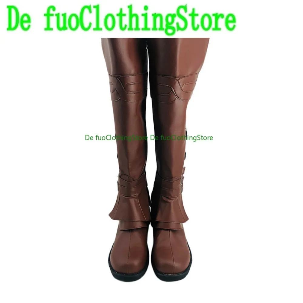 

DefuoClothing Ezio Auditore обувь для косплея аниме игры костюмы на Хэллоуин реквизит для вечеринки обувь