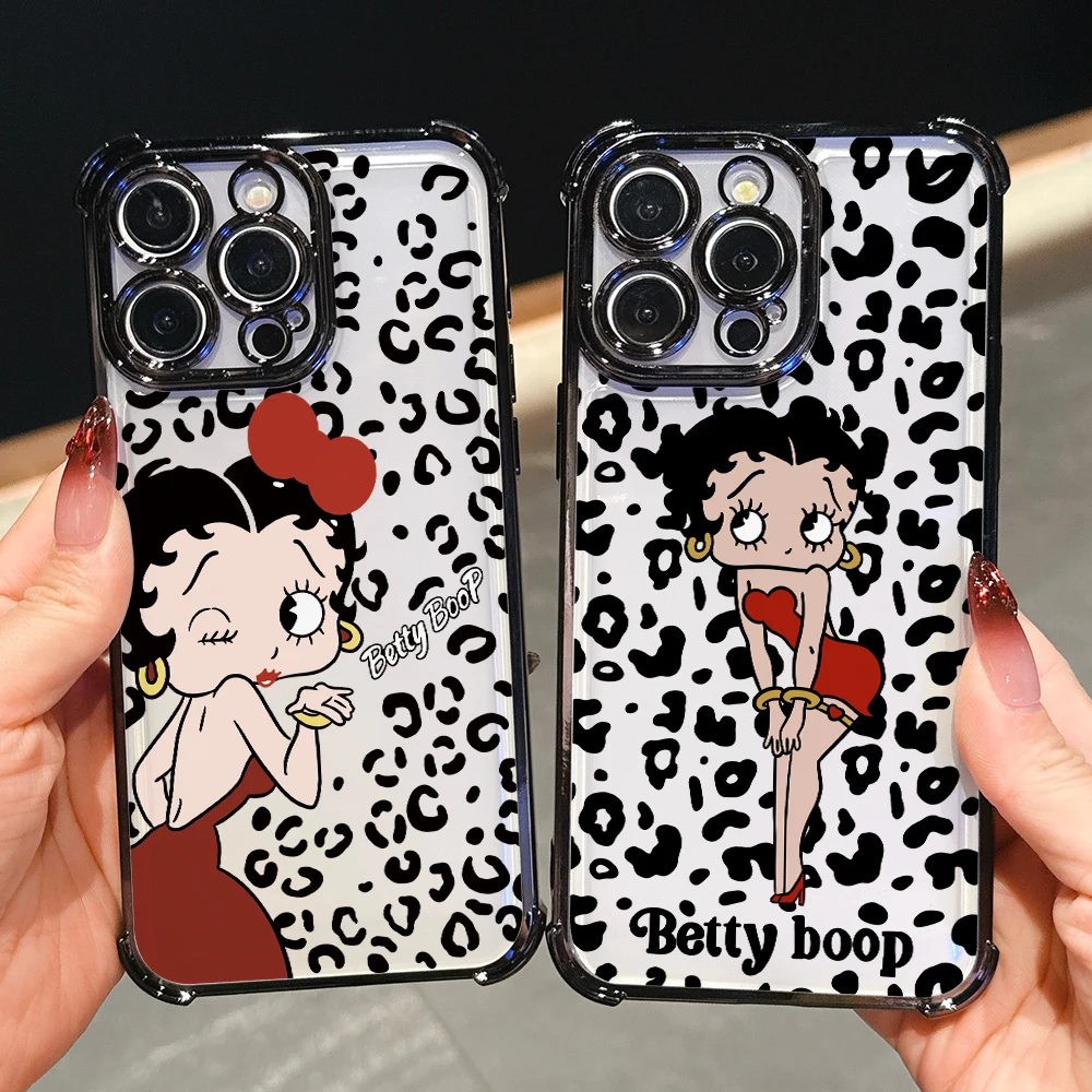 Leopardenmuster B-Bettys Handyhülle für Xiaomi Redmi Note 15 14 13 12 14C 13C 12C 10C Pro Plus 4G 5G Sturzsichere Transparente Abdeckung
