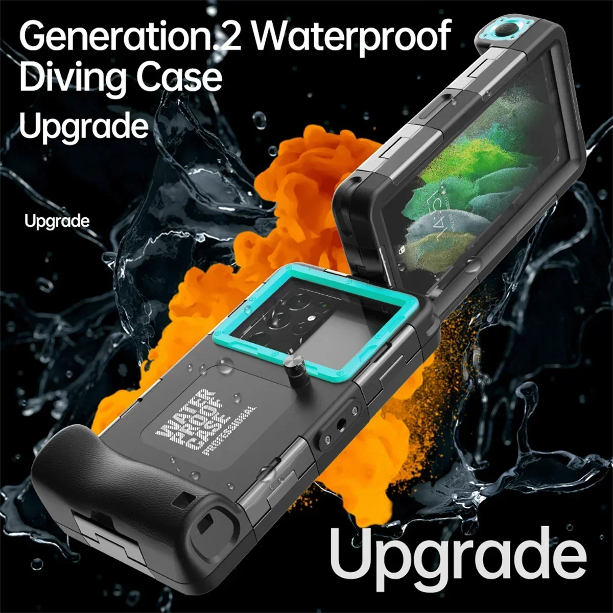 15M Underwater Waterproof Case For iphone 16 15 14 13 ProMax 4.7-6.9 Inch Diving Swim Cover For Samsung S24 S23 FE S22 S21 Ultra