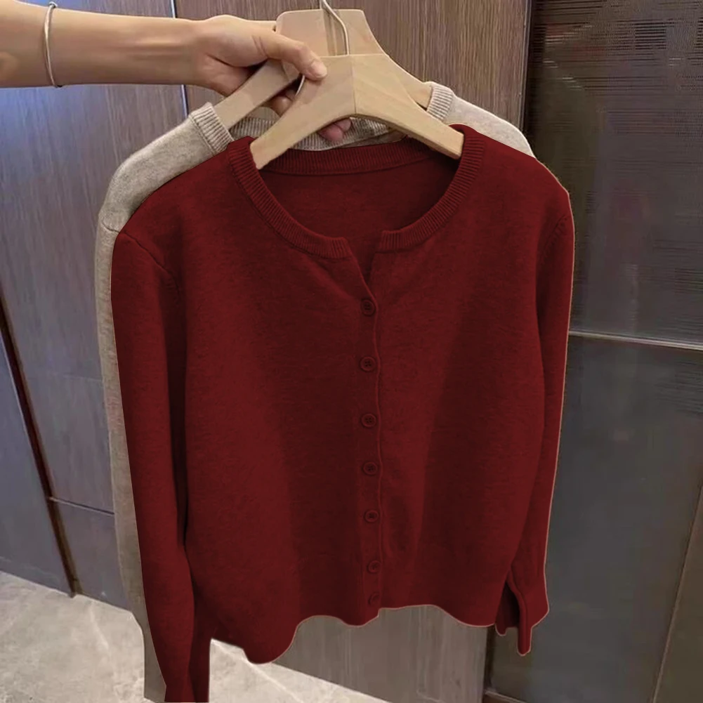 

Casual Outing Thin Fleece Top Comfortable Loose Fit Sweater Casual Round Neck Suitable For All Seasons For Club