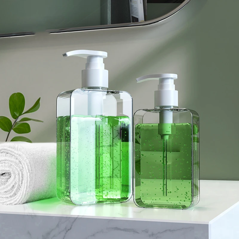 【Seifenspenderflasche für Badezimmer, Flüssigseife, Shampoo, Duschgel, nachfüllbarer Aufbewahrungsbehälter, Seifenpresse, leere Flaschen】
