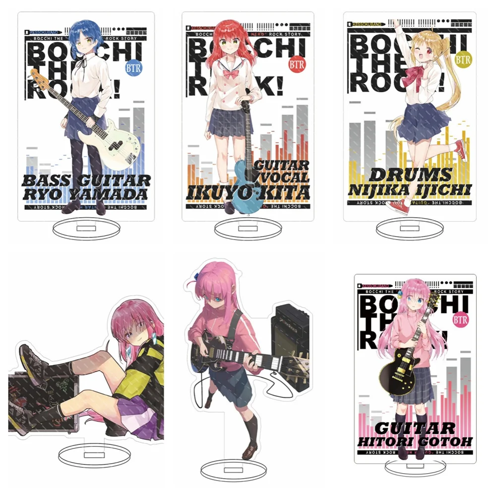 Popular Anime Fans BOCCHI THE ROCK!  Stand Character Acrylic Standing Model Hidori Ijichi Nijika Yamada Kita Ikuyo Model Gifts