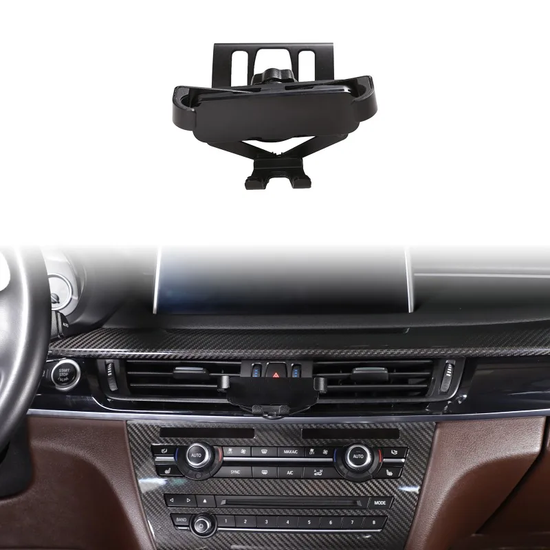 Telefonhalter aus Aluminiumlegierung für 2014–2018 BMW X5 (F15)/X6 (F16) GPS-Festhalterung Autozubehör