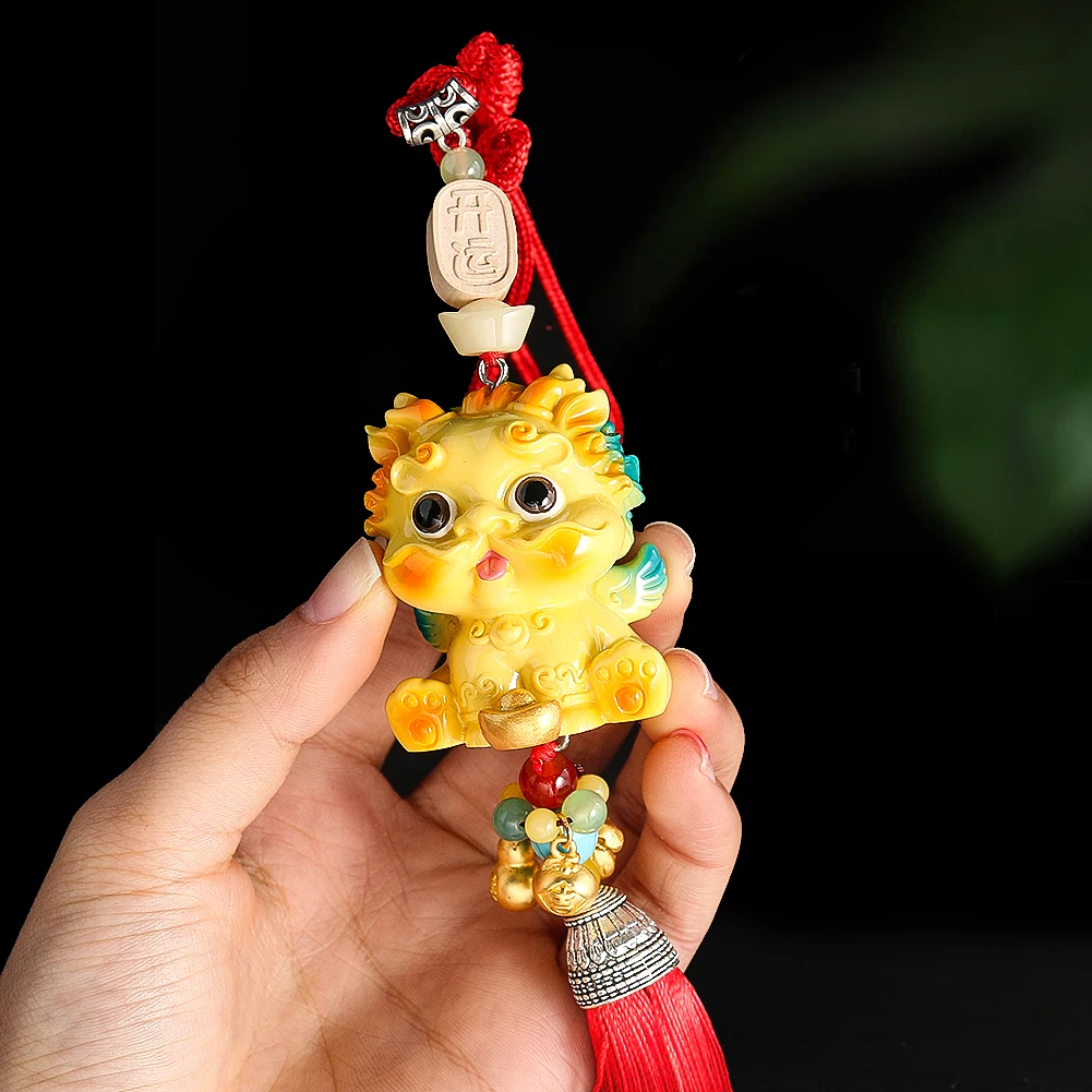 1PC Cute PI Xiu Pendant Car Interior Supplies Creative Home Charm Mascot Feng Shui Hanging Ornaments Room Decoration Accessories