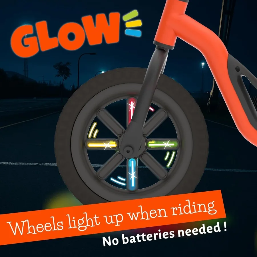 Rowerek Biegowy Charlie: Lekka Rama, Rower dla Malucha z Oponami Bez Dętkami, Regulowane Siedzisko i Kierownica, Łatwe do Przenoszenia