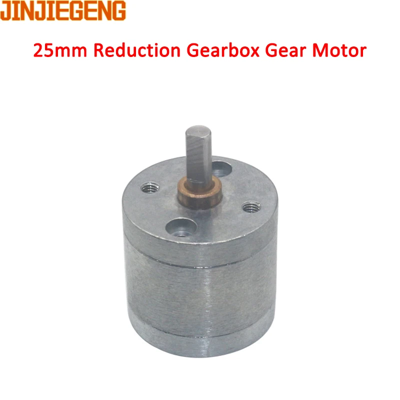 25mm Reduction Gearbox Gear Motor 2.0MM For 300 310 2418 370 371 DC Motor DIY