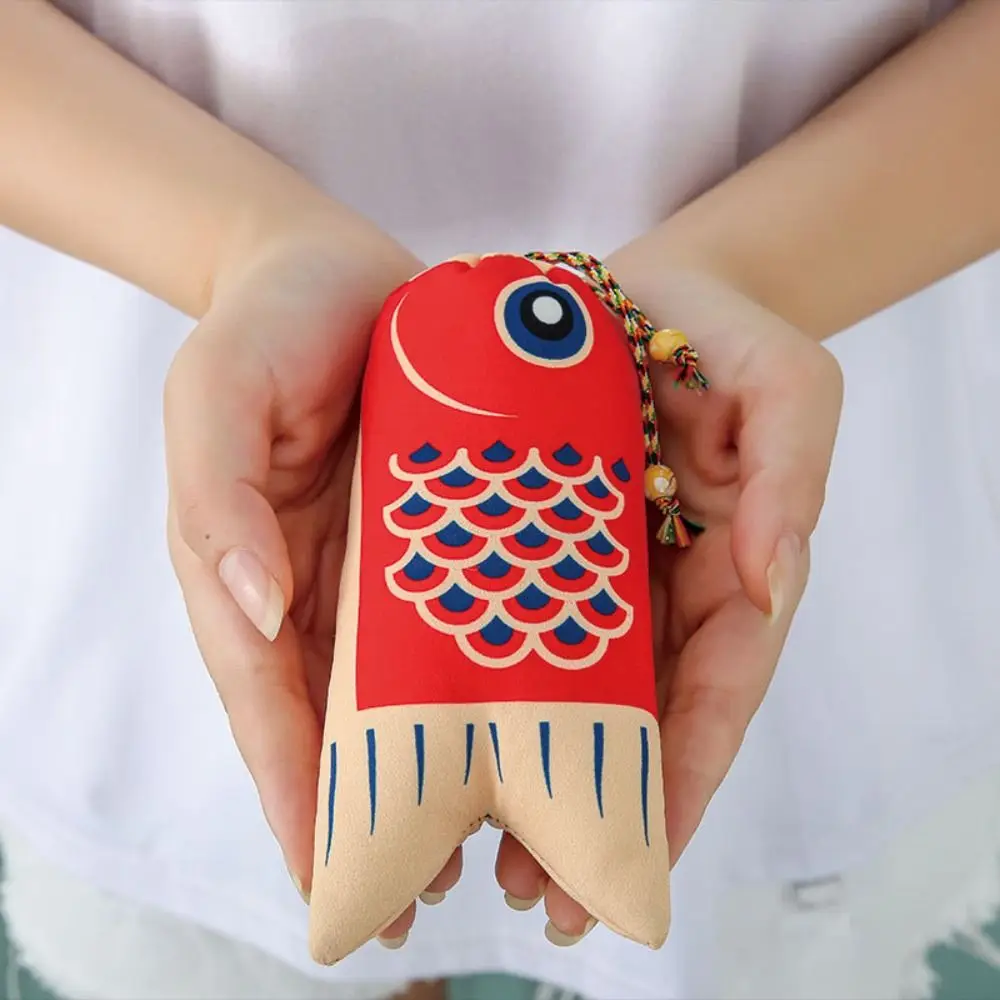 محظوظ الحقيبة هدية تخرج سيارة معلقة عنصر صغير حقيبة محفظة نسائية للعملات المعدنية النمط الياباني الكيس مجوهرات أكياس كوي الكارب نعمة حقيبة #1