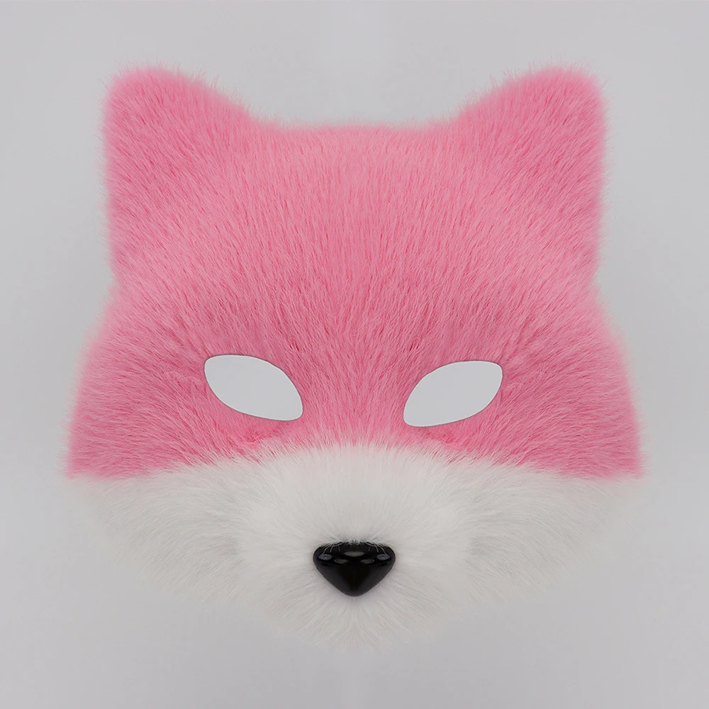 Party Fuchs Maske Hochwertige Fuchs Kostüm Maske Pelzige Tiermaske Nagelneu für Bühnenaufführung Halloween Party Rollenspiele