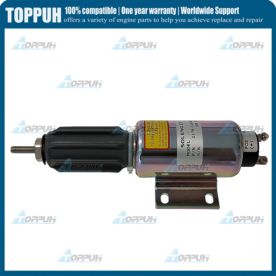 

12V 2370-12E2U1B5A Full Throttle Solenoid 2300-1501 for Woodward