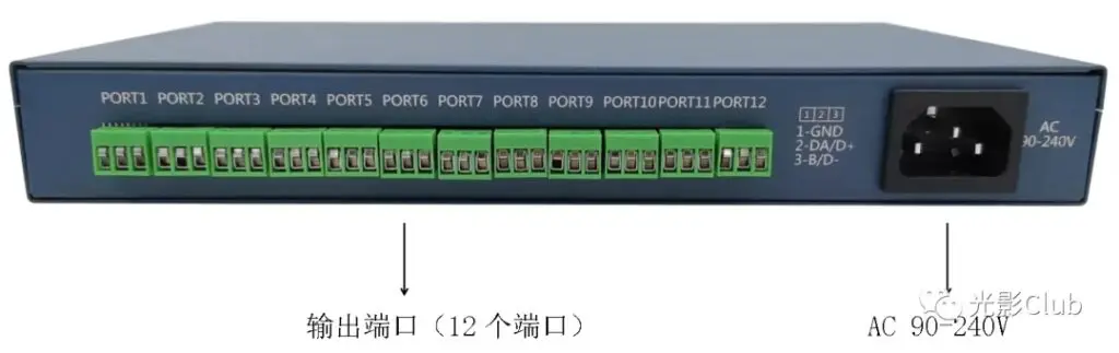 ArtNet-SPI LED DC 5V 12V 24V Ethernet to SPI / DMX 512 LED Stage Digital Pixel Light Converter Controller