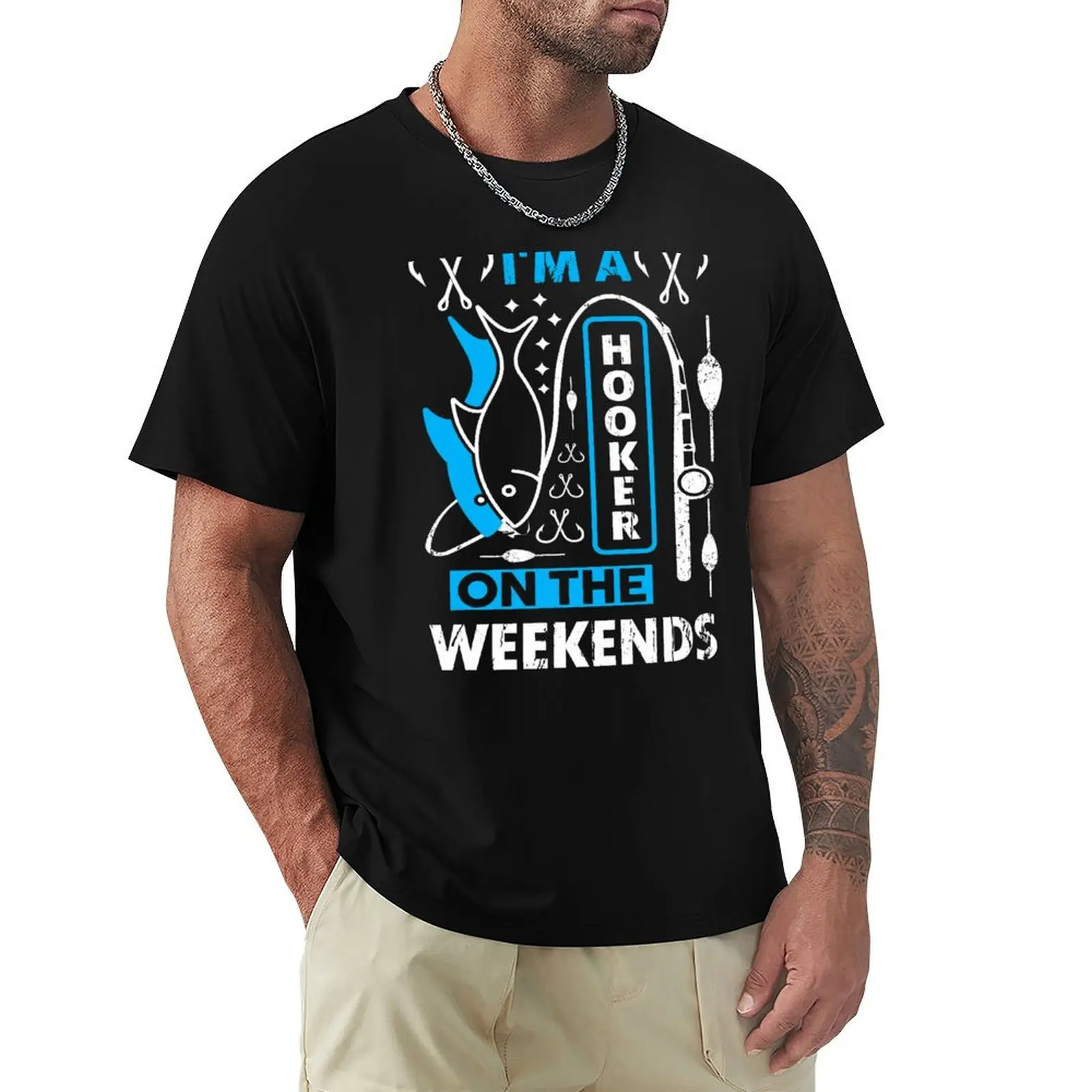 

I’m A Hooker On The Weekends T-Shirt blue lock gifts for boyfriend valentines boutique clothes luxury clothes men