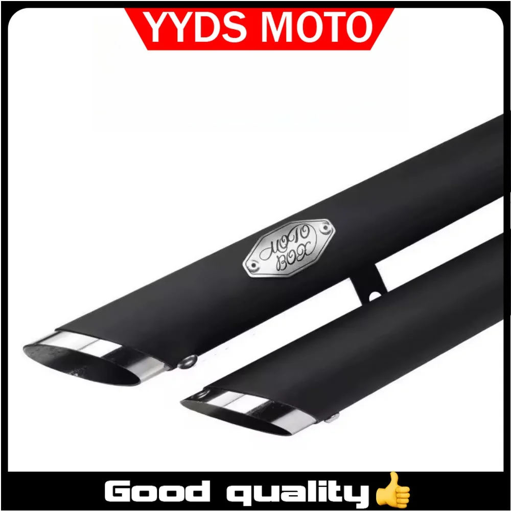 【Good quality】FOR Benda Napoleonbob 500  modified retro sweeping exhaust pipe two out of two straight row full section