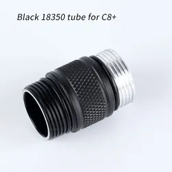 Black 18350 Tube for Convoy C8+ C8 Plus Flashlight Torch Light