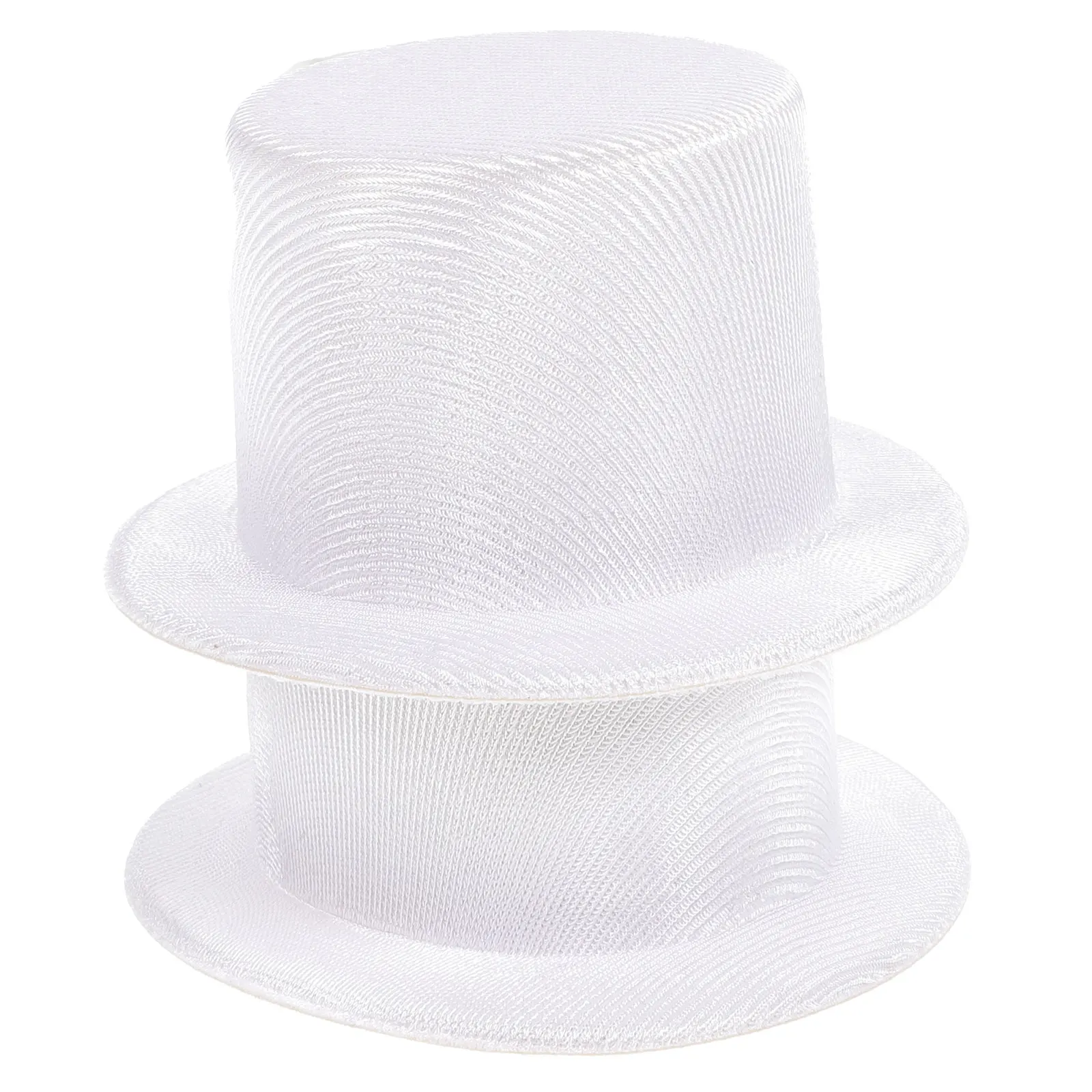 

2pcs Mini Snowman Hats for Crafts Lightweight DIY Accessories Tiny Cowboy Hat Embroidery Projects Christmas