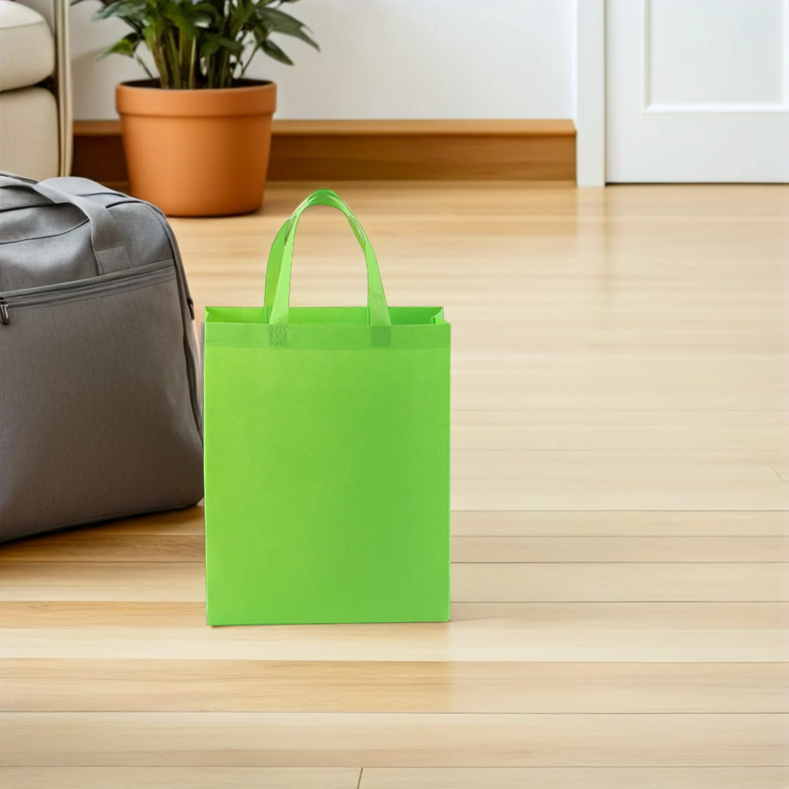 

30 PCS Grocery Tote Bag Non-woven Handbag Foldable Bags for Shopping Nonwoven Material