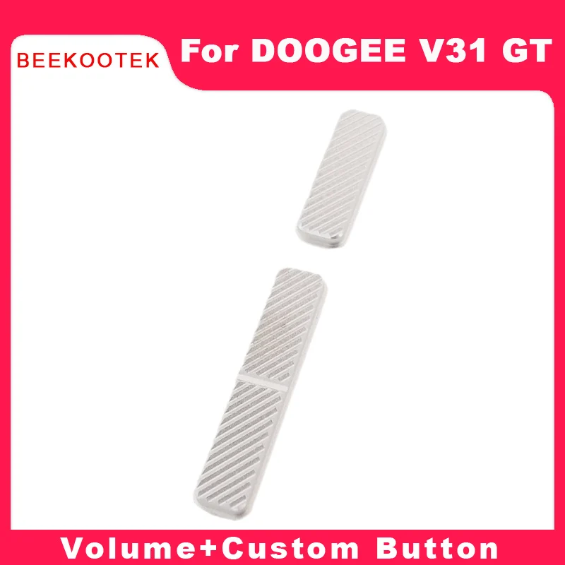 Doogee V31 GT ปุ่มปรับระดับเสียงโทรศัพท์มือถืออุปกรณ์เสริมกุญแจควบคุมปุ่มแบบกำหนดเองสำหรับสมาร์ทโฟน V31 Doogee