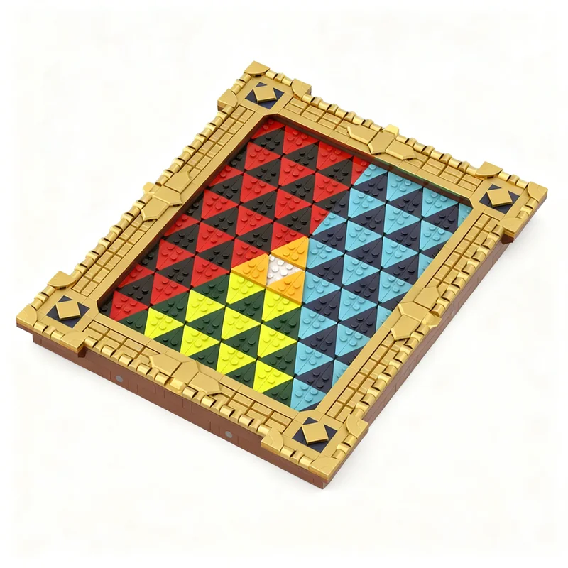 849 деталей MOC Zelda Triforce – обзор и цена Art Craft Christmas Ideas