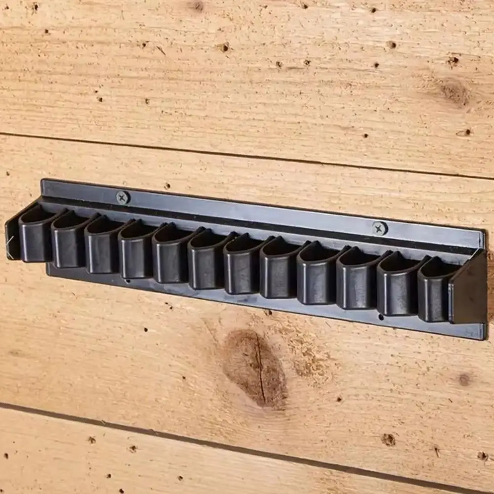 1 قطعة 12 فتحات سوط رف البلاستيك الحصان Stables سوط قوس الحائط الحصان سوط حامل