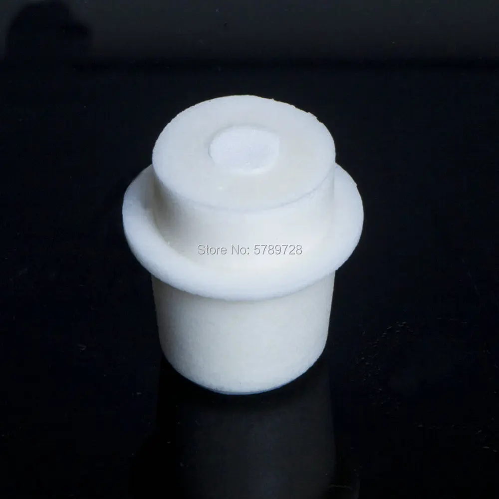 5pcs Laboratory Silicone Bung With Hole Stoppers Airlock Bubbler Triangular flask plug stopper