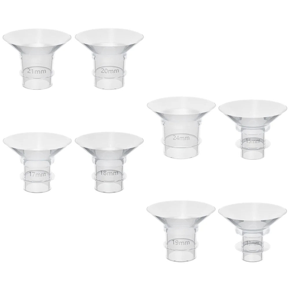 

8 Pcs Breast Pump Hands Free Converter 20mm Flange Insert Inserts 19mm Wearable Hands-free 13mm 18mm Mom Cozy