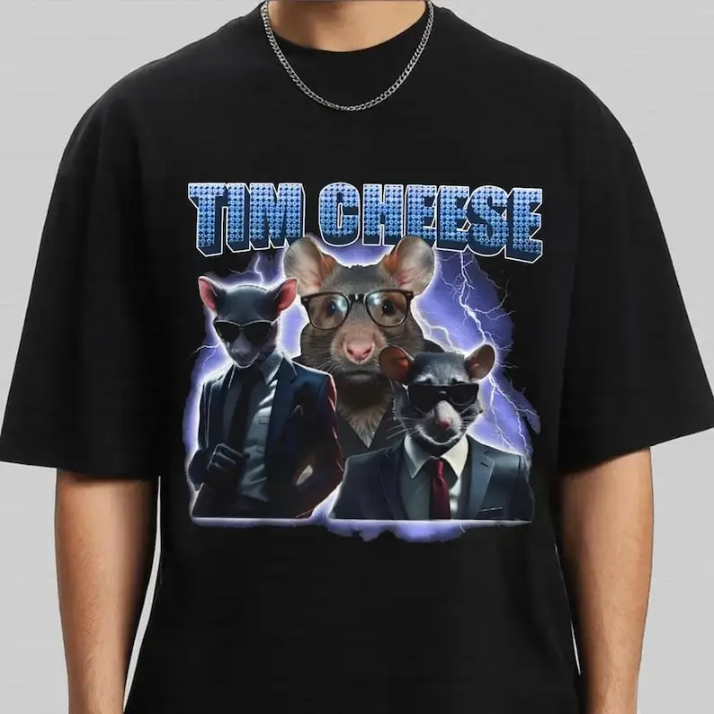 

Funny Dank Memes Bootleg Tim Cheese T-shirt, Funny Meme Shirts, Brainrot Shirt, Unhinged Tee, Inappropriate T Shirt