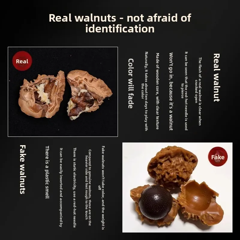 Premium Top Four Building Lion Head Wenwan Walnut Qilin Official Hat Natural Hand Massage Stress Relief Collectible Gift for Men