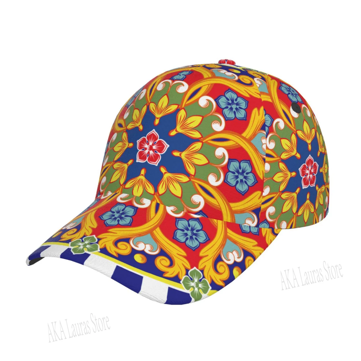 Kolorowe etniczne ozdobne czapki sportowe na świeżym powietrzu czapka bejsbolówka mężczyzn czapka z daszkiem czapki z daszkiem Street Hip Hop czapka golfowa mężczyzn