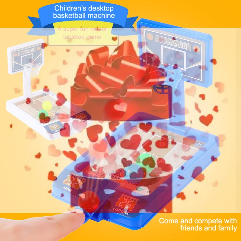 

【BS】Mini Basketball Stand Tabletop Toy Shooting Game Machine Parent-child Interaction Toys Children Indoor Toys For Kid Gifts