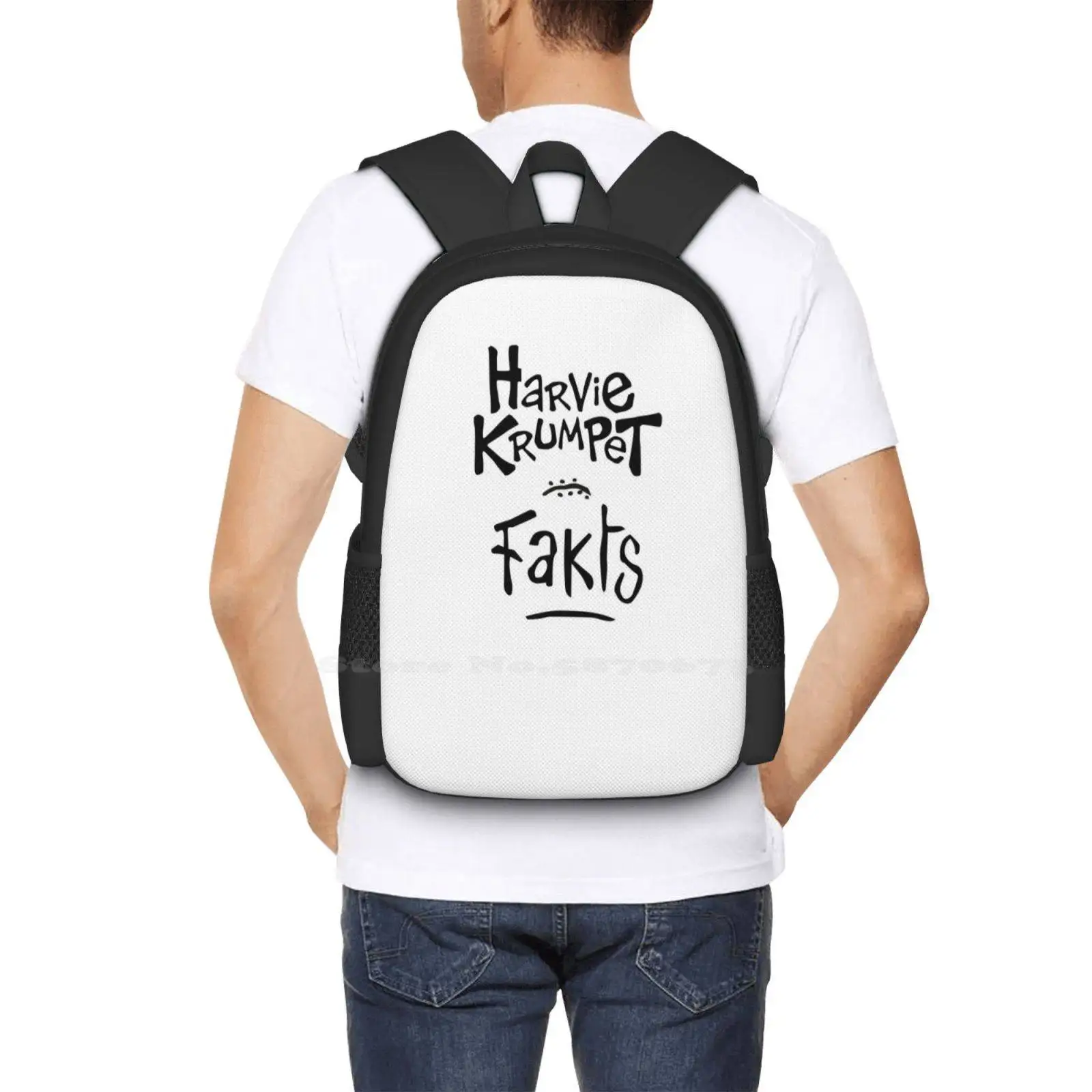 Harvie Krumpet Fakts Pattern Design Laptop Travel School Bags Bernat Natbern Harvie Krumpet Mary And Max Cinema Films Movies